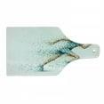 thumbnail image 1 of Running Cutting Board, Man Moving Formed with Small Circular Blots Sportsman, Decorative Tempered Glass Cutting and Serving Board, in 3 Sizes, by Ambesonne, 1 of 2