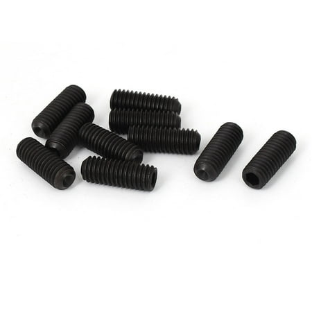 

12.9 Grade 3/8 -16x1 Thread Hex Socket Cup Point Alloy Steel Grub Screws 10 Pcs