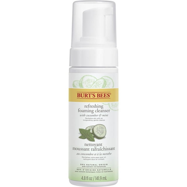 Burt’s Bees® Refreshing Foaming Face Cleanser with Cucumber and Mint,