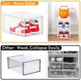 thumbnail image 4 of Organizador de zapatos ARSTPEOE, 12 cajas transparentes apilables con cierre magnético, 4 of 5