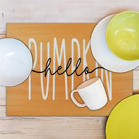 

UDAXB Cotton And Linen Table Mats For Autumn Series Printed Waterproof Decorative Table Mats for Christmas Party Decoration Christmas Savings! (Buy 2 get 3) C