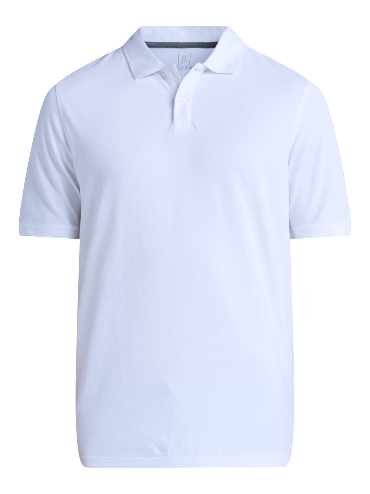 George Men's & Big Men's Active Fit 2-Pack Pique Polo Shirt, Sizes XS-3XL
