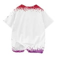 thumbnail image 4 of Nskgu Girls Short Sleeve T Shirts Kids Summer Tops Crewneck Tees Gliter T Shirts for Girls Sequin Shirts for Kids, 4 of 4
