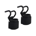 thumbnail image 1 of mmirethe 2 Pcs Crochets de Musculation Portables pour Musculation Entraînement Bleu Noir 38x7cm, 1 of 5