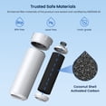 thumbnail image 5 of GLACIER FRESH XWF Replacement For GE XWF Refrigerator Water Filter Pack of 4 (Not XWFE), 5 of 9