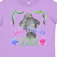 thumbnail image 4 of Inktastic Fort Myers Florida Cute Swimming Manatee Boys or Girls Toddler T-Shirt, 4 of 5