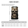 thumbnail image 4 of Honeii Metal Style Horned Skull print basktball shirt for men and women, Unisex basketball jersey for Theme party-3X-Large, 4 of 6