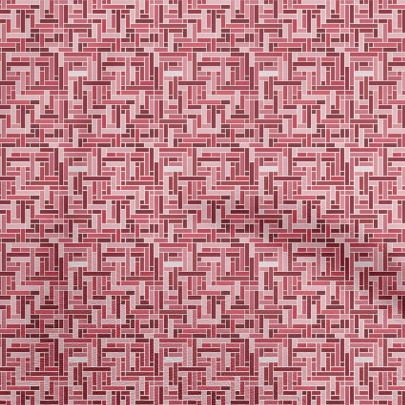 oneOone Polyester Lycra Red Fabric Abstract Sewing Fabric By The Yard Printed Diy Clothing Sewing Supplies 56 Inch Wide