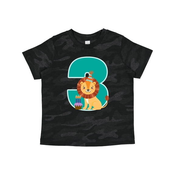 Inktastic 3rd Birthday Zoo Party 3 Year Old Boys or Girls Toddler T-Shirt