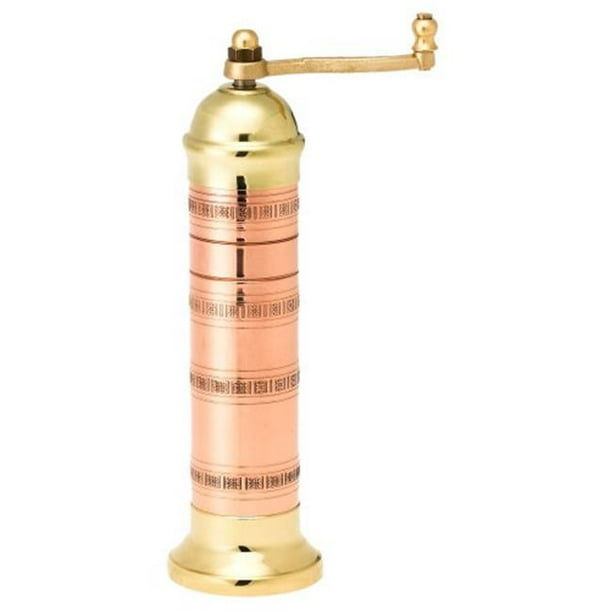 Pepper Mill Imports 418 Atlas 8 Inch Copper And Brass Salt Mill