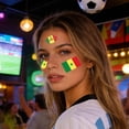 thumbnail image 5 of Linnome 10 Piece Soccer Team Temporary Tattoos Waterproof Fake Body Art for Sports Events Fan Party Face Arm Decoration Removable Design, 5 of 6