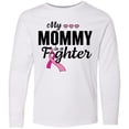 thumbnail image 3 of Inktastic Breast Cancer Awareness My Mommy is a Fighter Long Sleeve Youth T-Shirt, 3 of 5