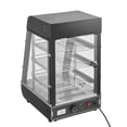 thumbnail image 1 of KFFKFF Triple-Layer Commercial Food Heating Showcase, 1000W Illuminated Food Warming Display, Shelf and Temperature Adjustability, 86℉~185℉ Steam Powered, 57L Capacity for Burgers, Pizza, Bread, 1 of 9
