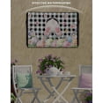 thumbnail image 6 of Outdoor TV Cover 48 to 50 Inch Weatherproof, Easter Bunny Tail Waterproof TV Screen Protector for Outside Decor with Zipper and Pocket 48"L x 30"H , Color Eggs Spring Flowers Black White Plaid, 6 of 7