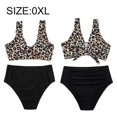 thumbnail image 2 of Large Women's Sexy Leopard Knot Split Swimwear Summer Swimwear, 2 of 5