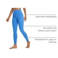 thumbnail image 4 of Leggings CRZ YOGA de tiro alto 64 cm azul talla grande, 4 of 4