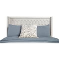 thumbnail image 4 of Origins by Alpine Denver Queen Wood Panel Bed in Light Gray, 4 of 12
