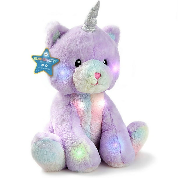 FAO Schwarz Glow Brights Toy Plush LED with Sound - 15