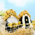 thumbnail image 5 of 2PCS Bumble Bee Chef Gnome Set Scandinavian Tomte Nisse Swedish Honey Bee Elf Home Farmhouse Kitchen Decor Bee Shelf Tiered Tray Decorations, 5 of 9