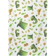 thumbnail image 2 of St-Patrick Day Green Fabric Square Tablecloth - Waterproof and Wrinkle-Resistant Table Cloth 54x54 Inch Table Cover for Indoor & Outdoor Dining House Decor, 2 of 7