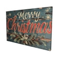 thumbnail image 3 of 16x24 inch 'Merry Christmas' Slogan Retro Canvas For Painting,Apartment Bedroom,Study,Lounge,Kitchen Wall Art Decor Poster Canvas,Classic Modern Art Festival Decoration,For Hotels,Restaurant, 3 of 6