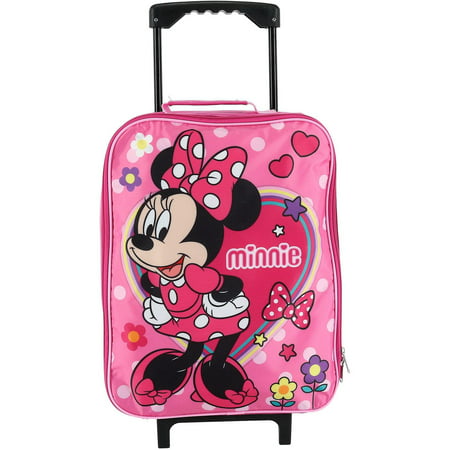 Size one size Kids' Minnie Mouse Rolling Luggage, (Best Size Luggage To Travel With)
