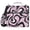 Black Pink White flow, variant on 3 Ring Zipper Binder with Shoulder Strap Waterproof Trapper Keeper 2 Inch D-Ring 500 Sheets Capacity, Pink Leopard