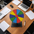 thumbnail image 6 of EXLEAF 2026 New Tabletop Spinning Prize Wheel Dry Erase Spinner with Stand for Fortune Spinning Game in Party Pub Trade Show Carnival Prizes for Party,Trade Show,Carnival,Pub,Home Games, 6 of 7