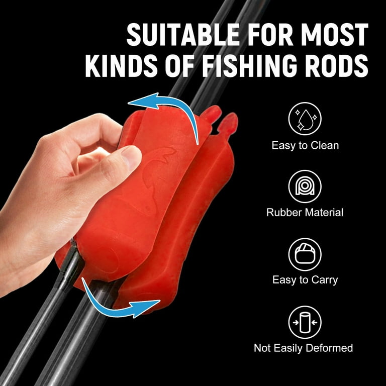 Naiveferry 8Pcs Silicone Fishing Rod Holder Straps Colroful, Portable Fishing  Rod Fixed Ball Rubber Fishing Pole Clips Fishing Pole Wrap Equipment Fly  Fishing Accessories for Fishing Pole - Yahoo Shopping