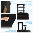 thumbnail image 5 of TBAU Ride-On Suitcase for Kids with Seat, Front Opening Carry-On Luggage, 360° Lockable Spinner and TSA Lock, Black, 5 of 9