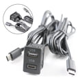 thumbnail image 4 of Car Dash Mount USB+C Port Panel Interface Extension 145cm Cable Adapter, 4 of 9