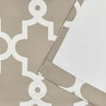 thumbnail image 5 of Exclusive Home Ironwork Sateen Woven Room Darkening Blackout Grommet Top Patio Curtain Panel, 108"x84", Taupe, 5 of 9