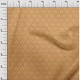 thumbnail image 3 of oneOone Cotton Cambric Mustard Yellow Fabric Asian Ikat Sewing Material Print Fabric By The Yard 42 Inch Wide, 3 of 4