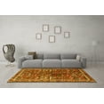 thumbnail image 3 of Ahgly Company Machine Washable Indoor Rectangle Persian Yellow Traditional Area Rugs, 2' x 4', 3 of 4