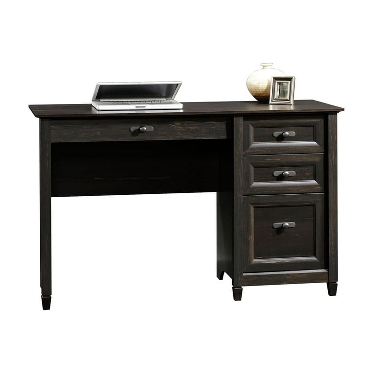 Sauder New Cottage Pedestal Desk, Antiqued Paint Finish