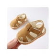 thumbnail image 2 of Summer Baby Boys Girls Breathable Anti-Slip Solid Print Shoes Sandals Toddler Soft Soled First Walkers, 2 of 4