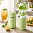 Compact Ice Maker Cup with Easy Release Lid and Storage Container, 2 in ...