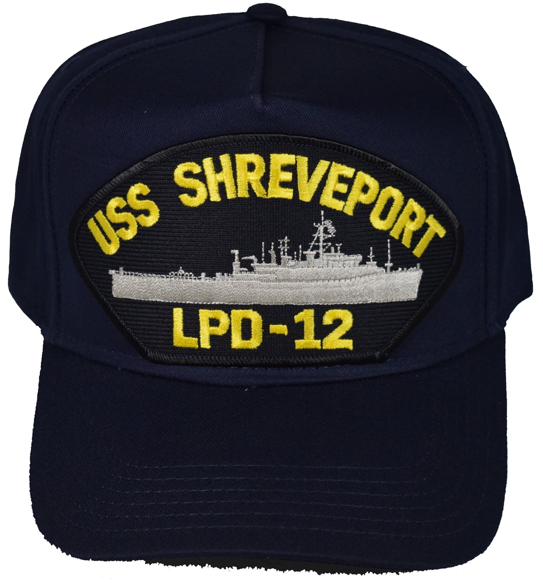 USS SHREVEPORT LPD12 SHIP HAT NAVY BLUE Veteran Owned Business