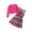 Rose Red, variant on PureChapter Girls' Clothing Sets Long Sleeve Ribbed Cardigan & Plaid Sleeveless Pleated Dress 2-Piece Fall Outfit with Belt & Bow 11-12 Years