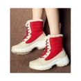 thumbnail image 5 of Womens Waterproof Snow Boots Mid Calf Lace Up Winter Warm Outdoor Snow Boots Size 4.5-10, 5 of 10