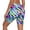 Neon Striped, variant on OCEAN BLUES High-Waisted Swim Board Shorts with Pocket Swimsuit Bathing Suit Bottoms Swim Shorts for Women Size L