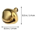 thumbnail image 2 of WHAMVOX  200 Pcs Bell Crafts Accessories Adult Christmas Mini Bells Golden, 2 of 8
