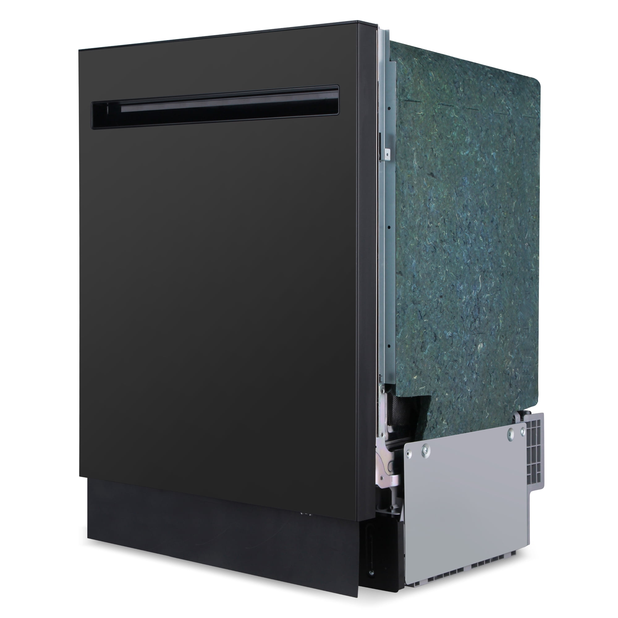 Cosmo 24 in. Icon Collection Top Control Tall Tub Built-in Dishwasher with 3 Racks, Quiet 45 dBa in Matte Black