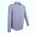 thumbnail image 4 of Camisa George Talla CH Casual Manga Larga Lisa Azul Marino, 4 of 4