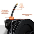 Tacklife Air Hose Reel, 3/8 Inch×50 Ft Auto Retractable Hose Reel with