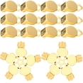 thumbnail image 3 of Miangastore Clip d'Oreille Doré Durable Réglable 100 Pcs 1.50x0.39x0.20 Po, 3 of 9
