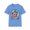 Carolina Blue, variant on Skull Graphic Unisex Cotton T-shirt with Skeleton Artwork Design 23