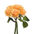thumbnail image 3 of Pack of 6 stems-Real touch rose bouquet, 3 of 8