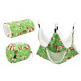 thumbnail image 1 of Hanging Tunnel Hammock Kit, Small Pet Cage Natural Cloth With Metal Hook For   For Ferret For Small Cat, 1 of 8