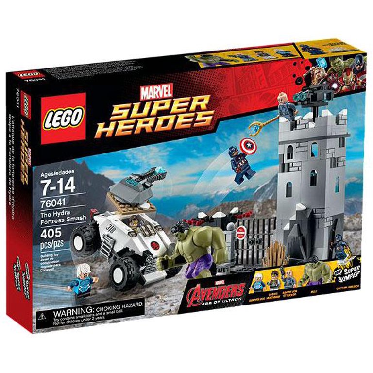 LEGO Marvel Heroes Avengers The Hydra Fortress Smash Exclusive Set #76041 - Walmart.com